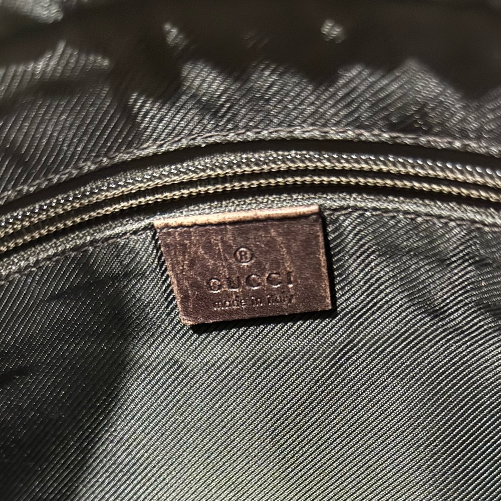 Vintage Gucci  Brown and Dark Brown Women"s Tote Bag - Picture 2 of 4